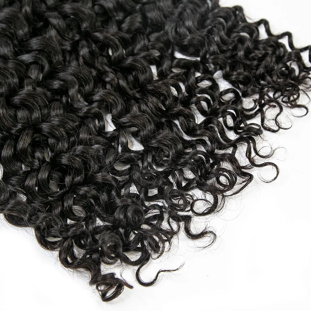 Miracle On Going Water Wave Bulk Hair For Braiding #1B Natural Black