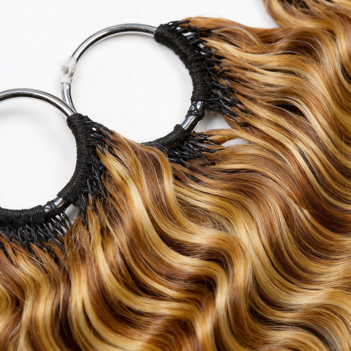 Miracle On Going Miracle Knots Human Feather Crochet Hair Deep Wave with No Spiral Ends - Pre-Separated Knotless Crochet Braids for Seamless Blending #P4/27/613